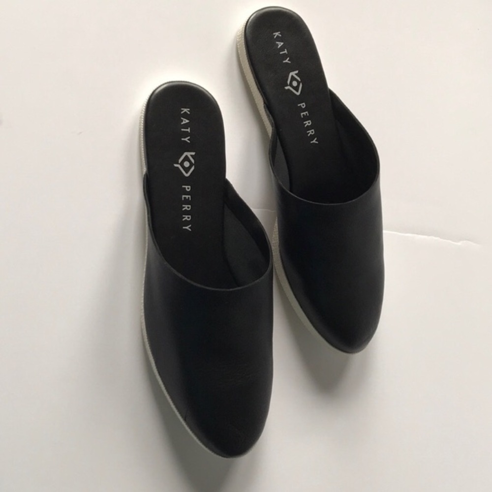 Slip On “Marcella’ Leather Shoes/Mules KATY PERRY